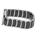 Rado Ladies R30191712 Centrix Black Dial Ceramic Watch