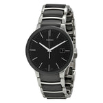 Rado Men's R30934162 Centrix Black Ceramic Quartz