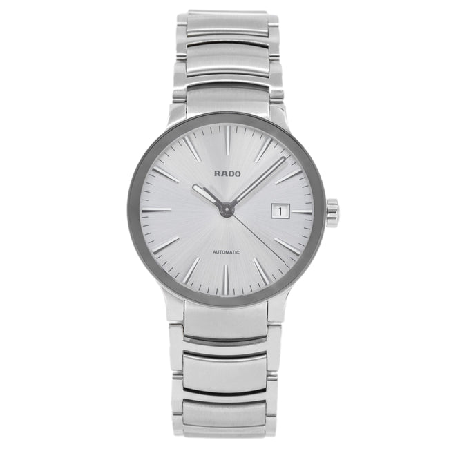 Rado Men's R30939103 Centrix Silver Dial Automatic