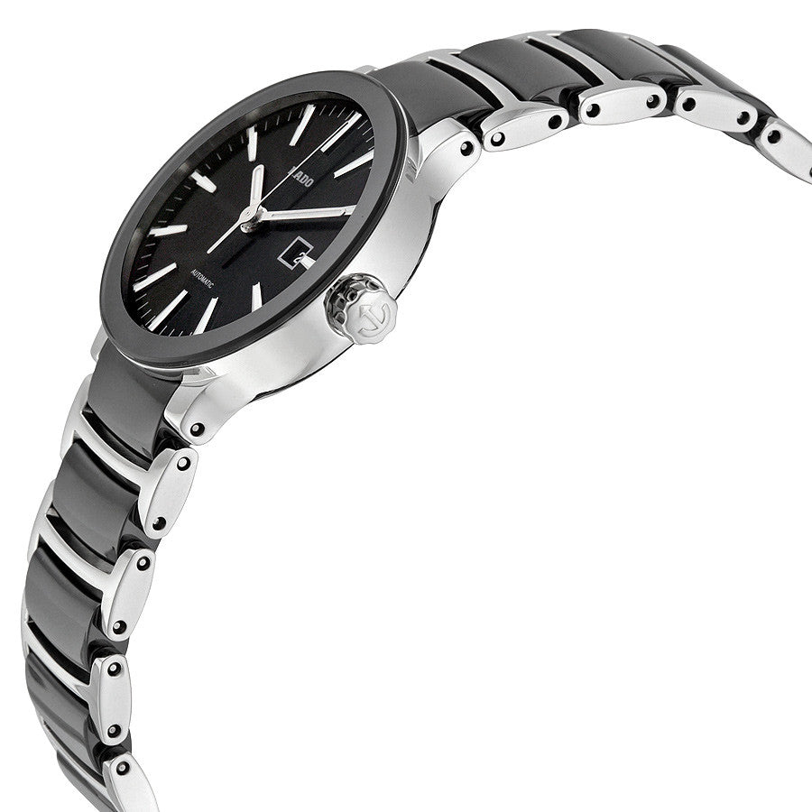 Rado Ladies R30942152 Centrix Black Dial Watch