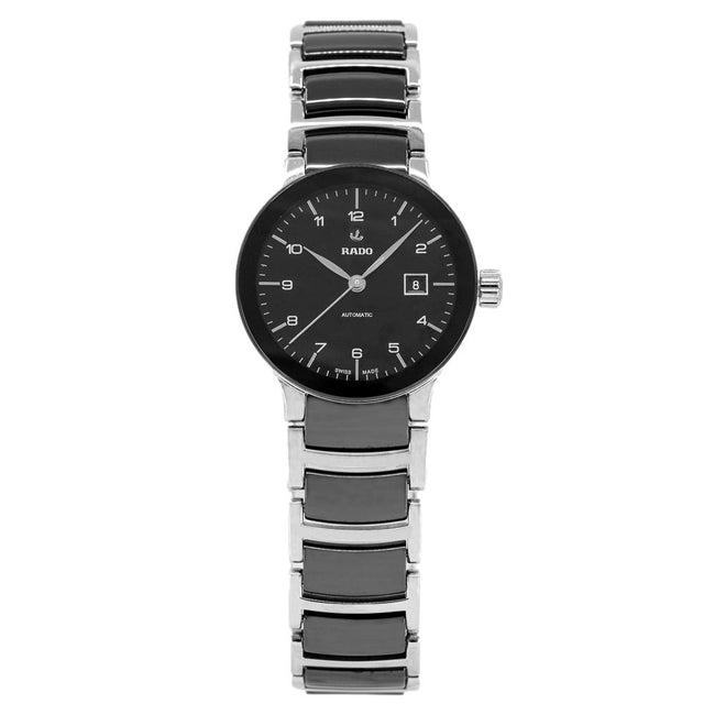 Rado Damen R30942162 Centrix schwarzes Zifferblatt Uhr