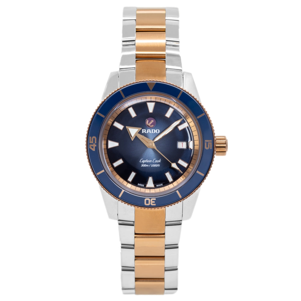 Rado Men's R32137203 Captain Cook Blue Dial Automatic