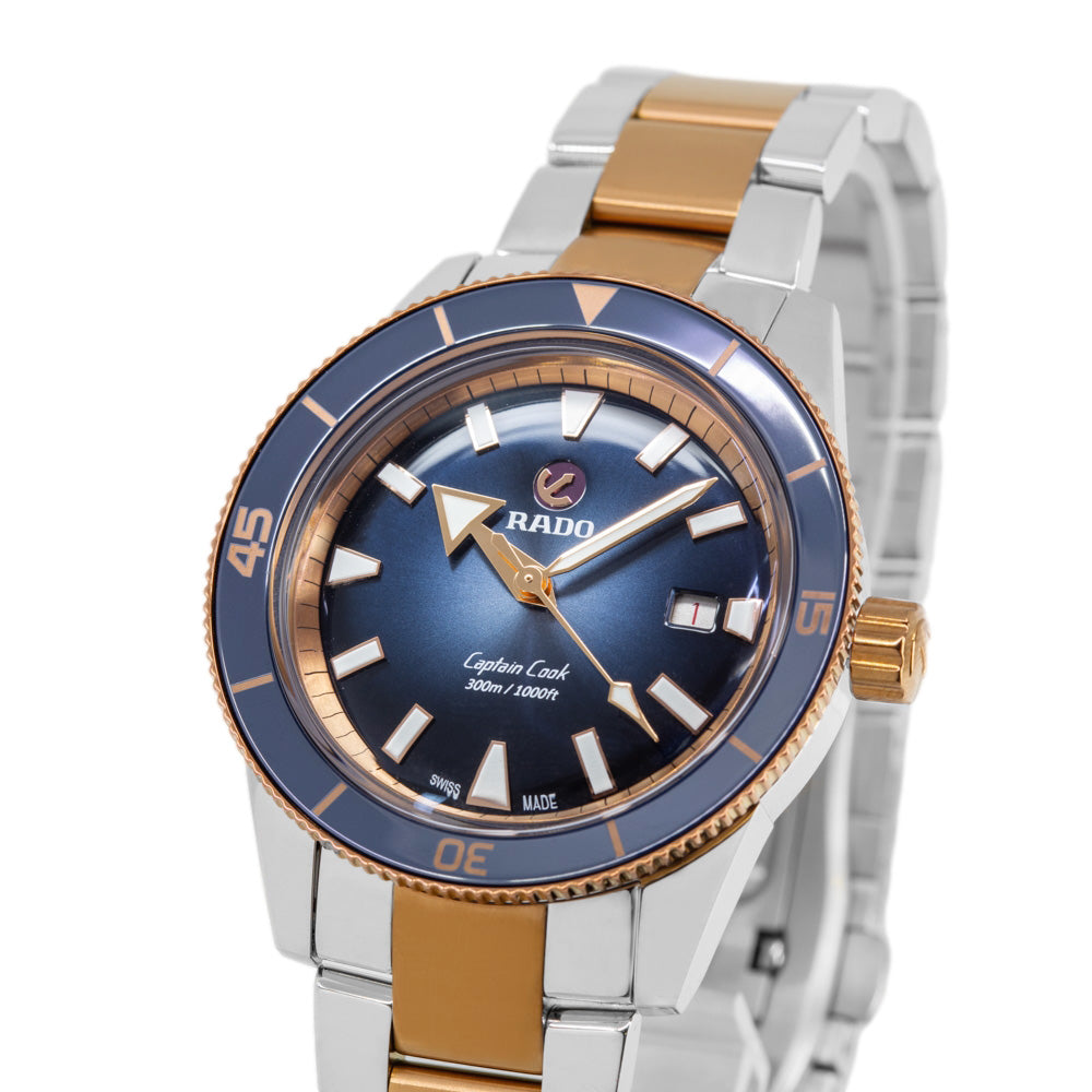 Rado Men's R32137203 Captain Cook Blue Dial Automatic