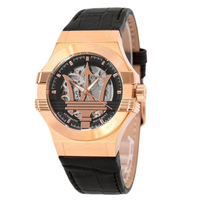 Maserati Herrenuhr R8821108039 Potenza mit skelettiertem Zifferblatt