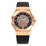 Maserati Herrenuhr R8821108039 Potenza mit skelettiertem Zifferblatt