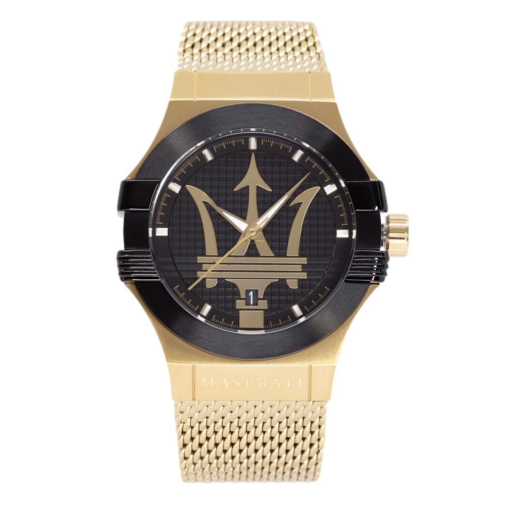 Maserati Men's R8853108006 Potenza Black Dial Watch