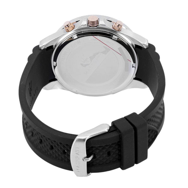 Maserati Men's R8871640002 SFIDA Black Dial Chrono Watch