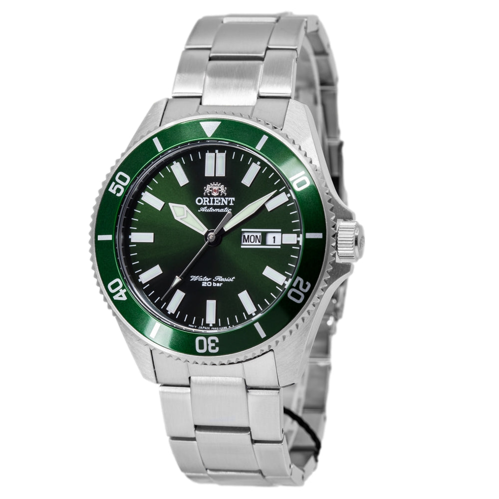Orient Herrenuhr RA-AA0914E19B Kanno Grünes Zifferblatt