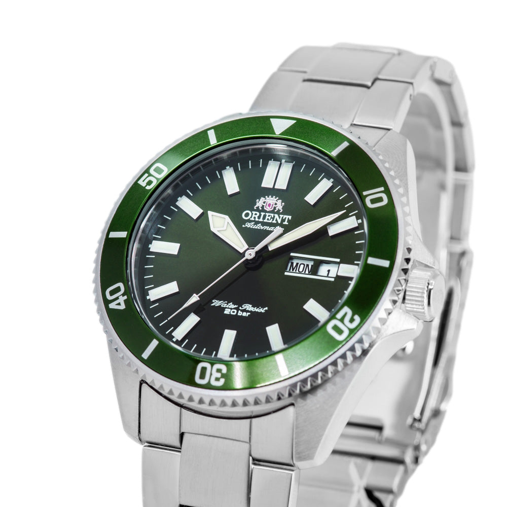 Orient Herrenuhr RA-AA0914E19B Kanno Grünes Zifferblatt
