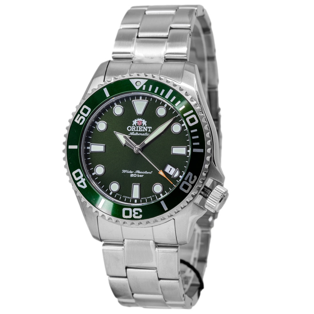 Orient Herrenuhr RA-AC0K02E10B Automatik mit grünem Zifferblatt