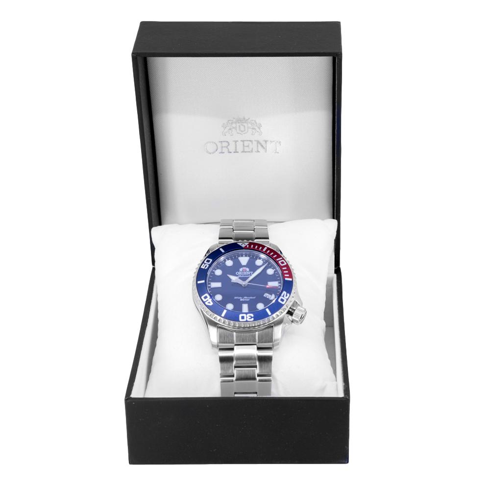 Orient Herrenuhr RA-AC0K03L10B Automatik mit blauem Zifferblatt