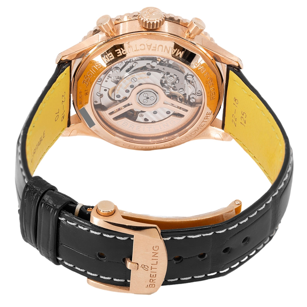 Breitling RB0138211B1P1 Navitimer B01 43mm Red Gold Chrono