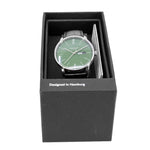Sternglas Men's S01-BE08-HE04 Berlin Olive Green 38mm Quartz