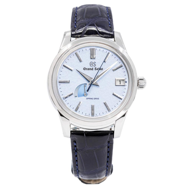 Grand Seiko Herrenuhr SBGA407G Elegance Weißes Zifferblatt