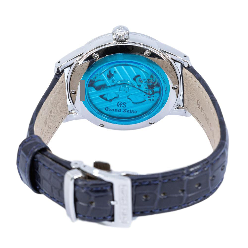 Grand Seiko Men's SBGA407G Elegance Blue Dial Watch