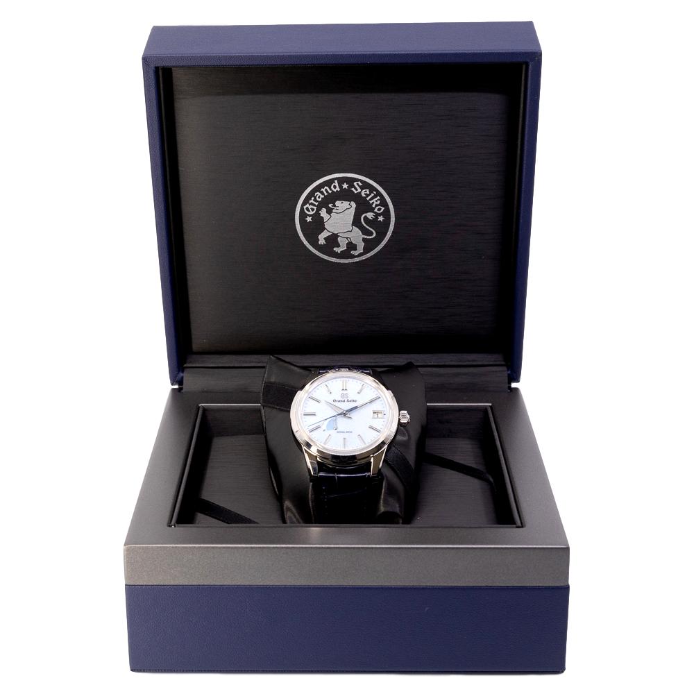 Grand Seiko Men's SBGA407G Elegance Blue Dial Watch