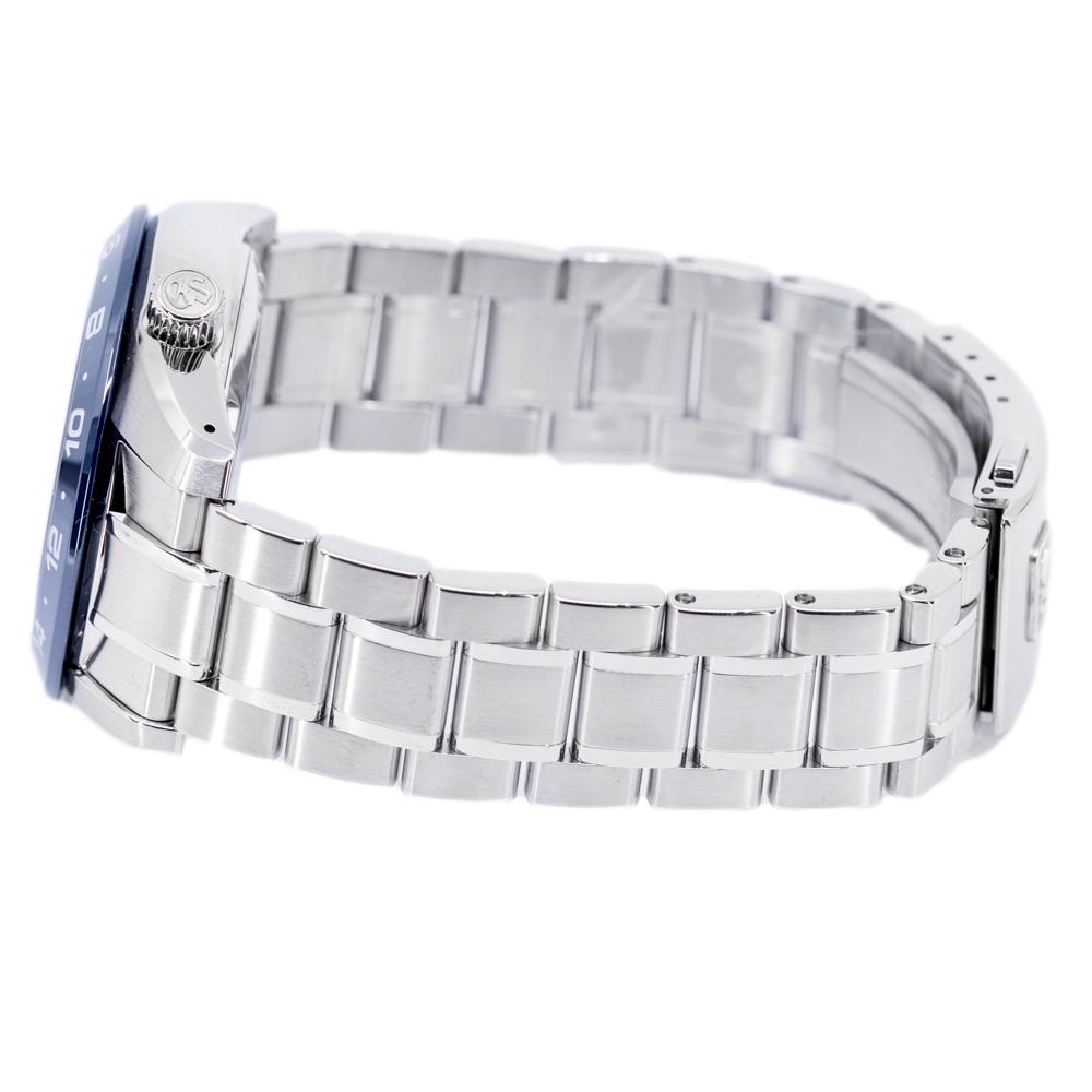 Grand Seiko Men's SBGE255G Sport GMT Blue Dial Watch