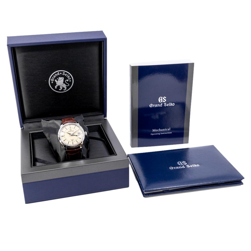 Grand Seiko Men's SBGM221G Elegance Beige Dial Watch