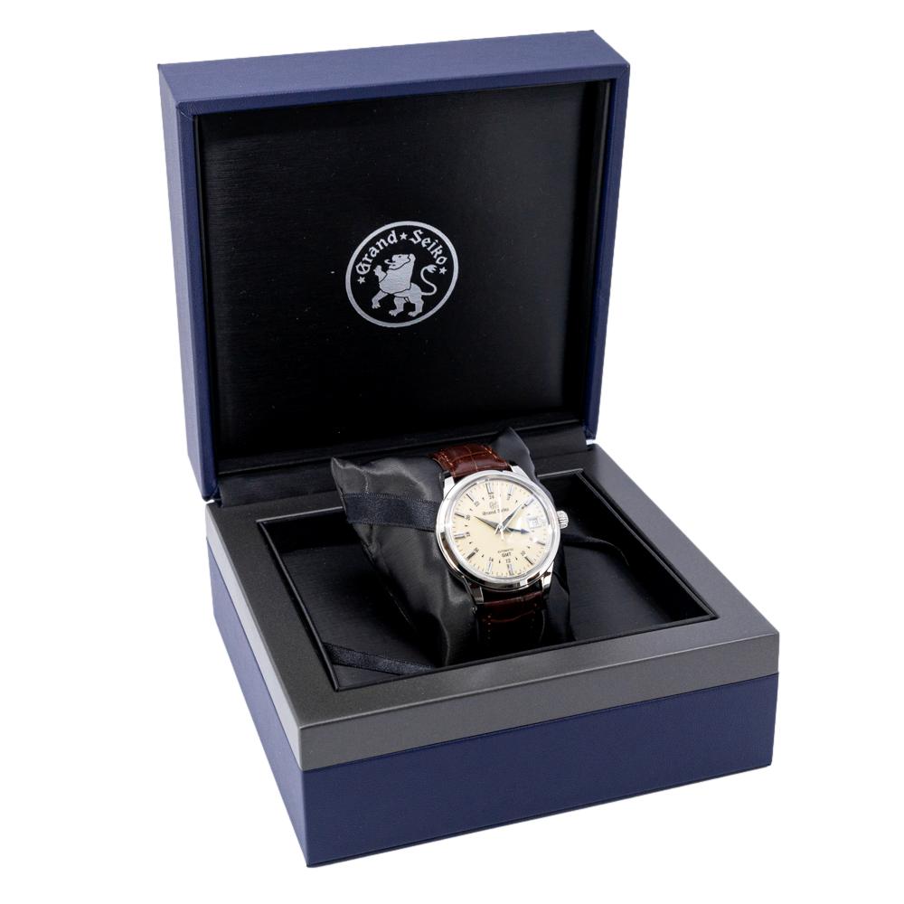 Grand Seiko Men's SBGM221G Elegance Beige Dial Watch