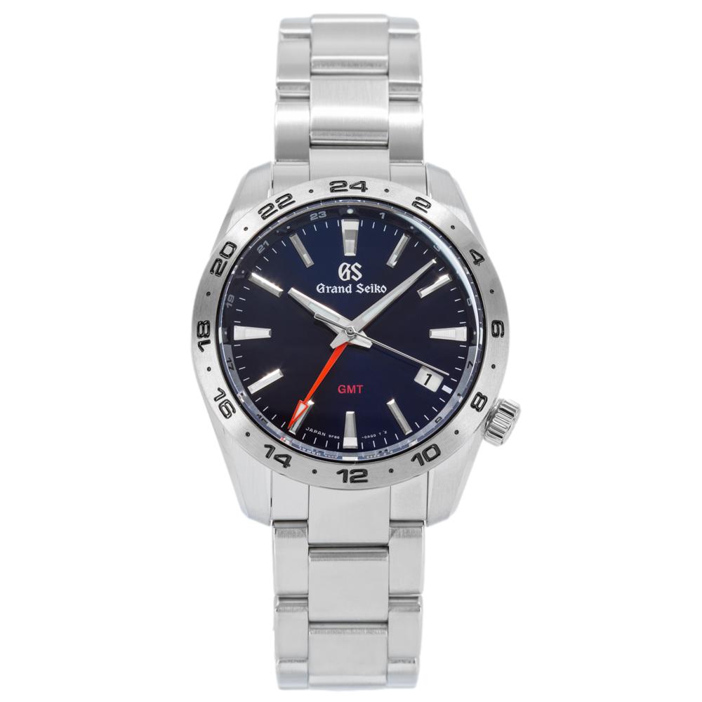 Grand Seiko Men's SBGN029 Sport GMT Blue Dial Watch