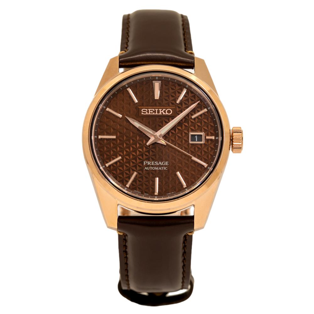 Seiko Men's SPB170J1 Presage Sharp Edged Date Display Watch