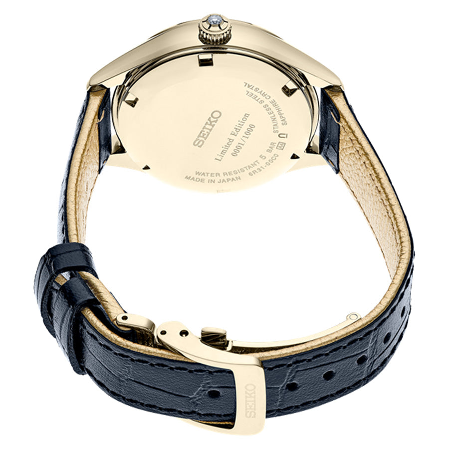 Seiko Ladies SPB236J1 Presage Lt.Ed Blue Dial Watch