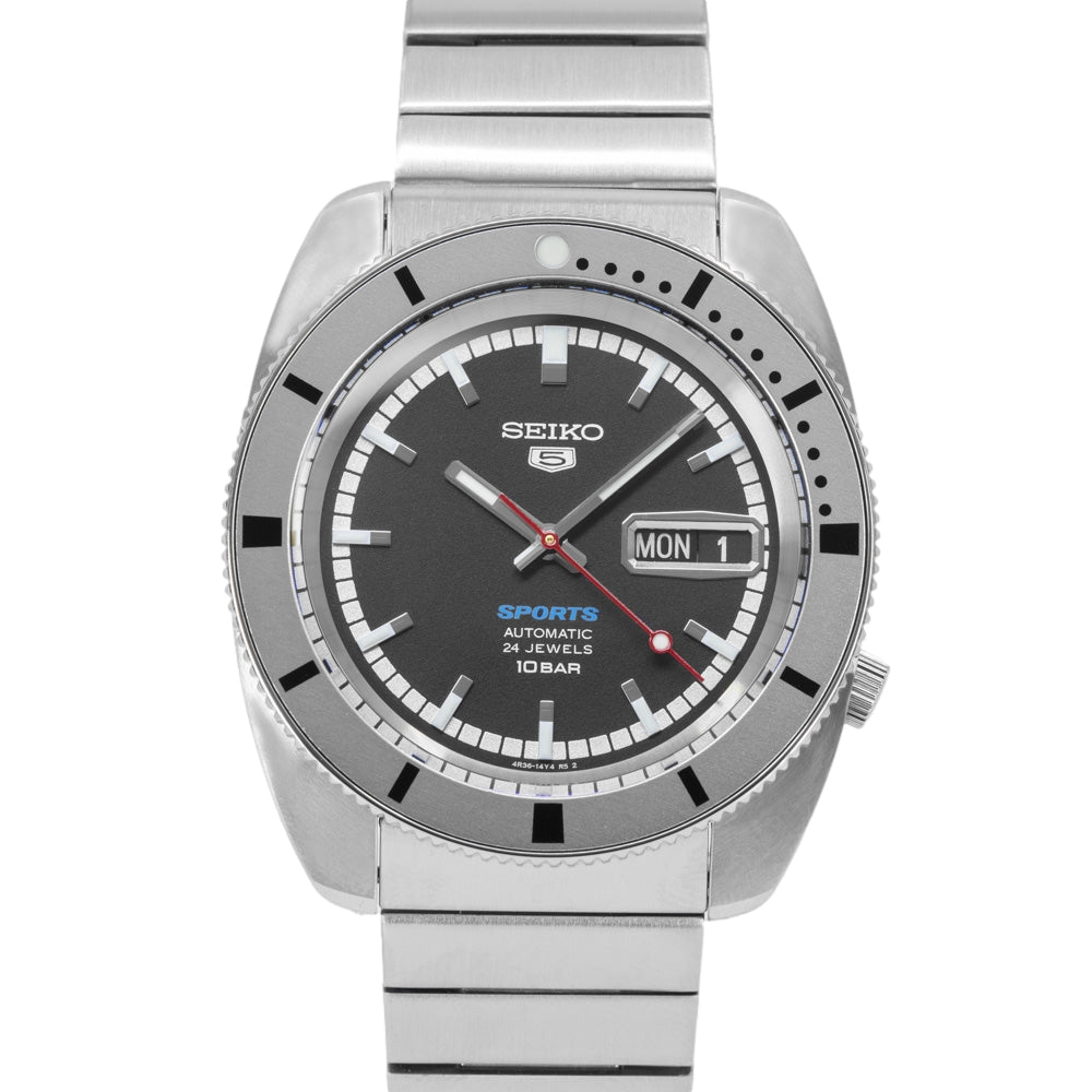 Seiko Men's SRPL05K1 5 Sports Black Dial Automatic Ltd. Ed.
