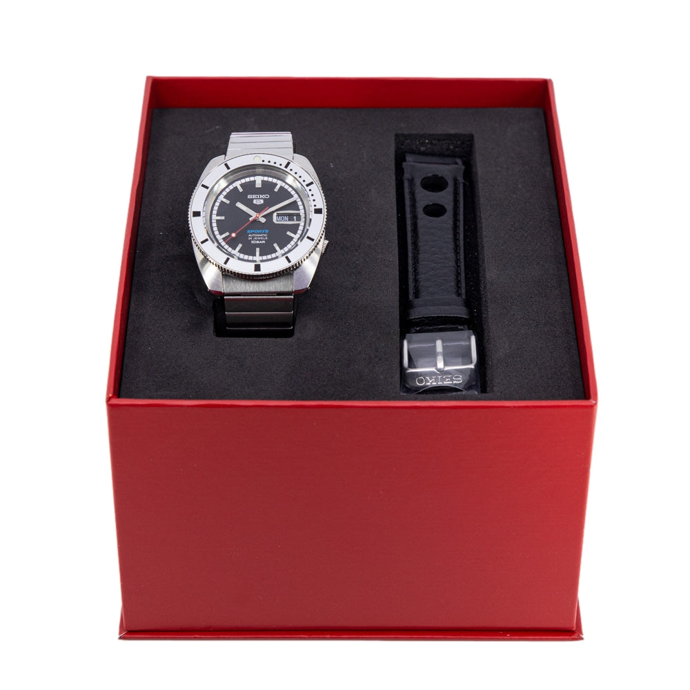 Seiko Men's SRPL05K1 5 Sports Black Dial Automatic Ltd. Ed.