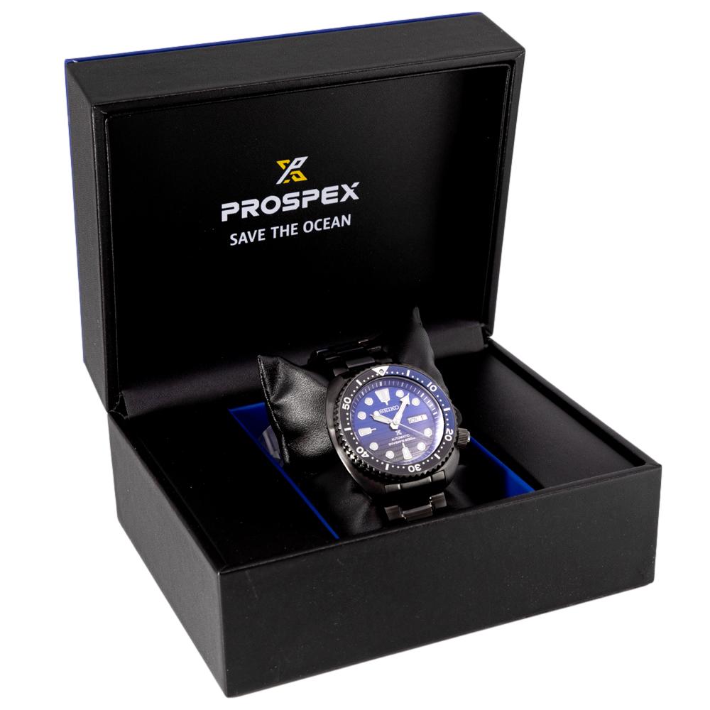 Seiko Men's SRPD11K1 Prospex Save The Ocean Black Auto Watch