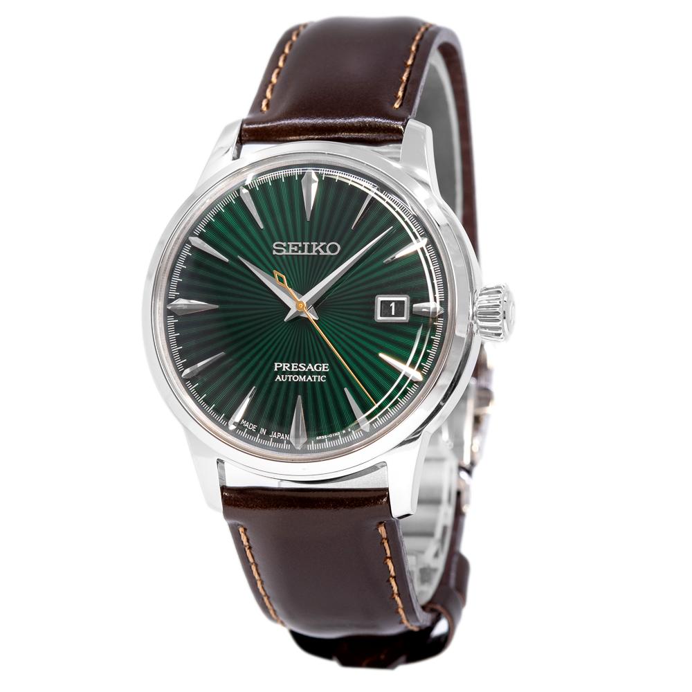 Seiko Men's Presage SRPD37J1 Green Dial Watch