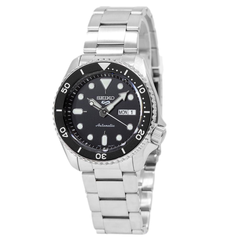 Seiko Men's SRPD55K1 5 Sports Black Dial Dial Watch