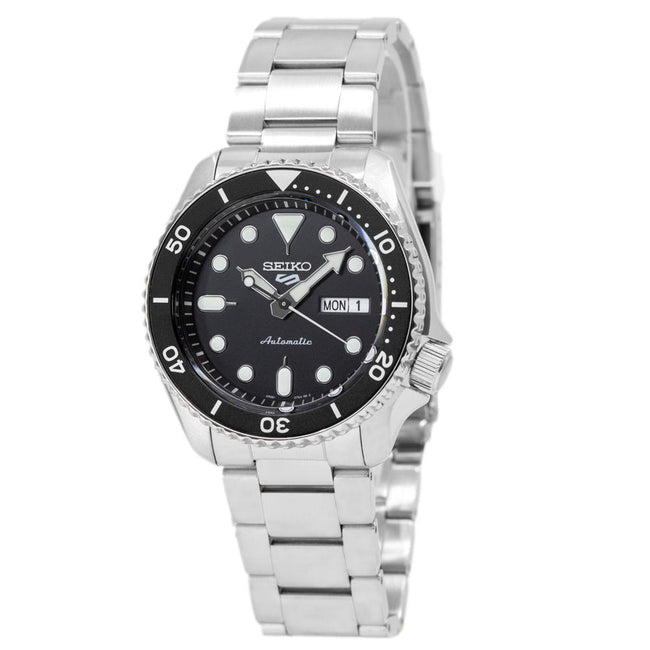 Seiko Men's SRPD55K1 5 Sports Black Dial Dial Watch