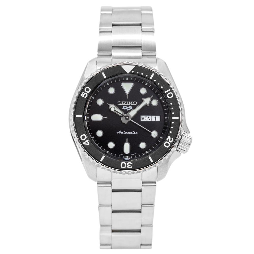 Seiko Men's SRPD55K1 5 Sports Black Dial Dial Watch