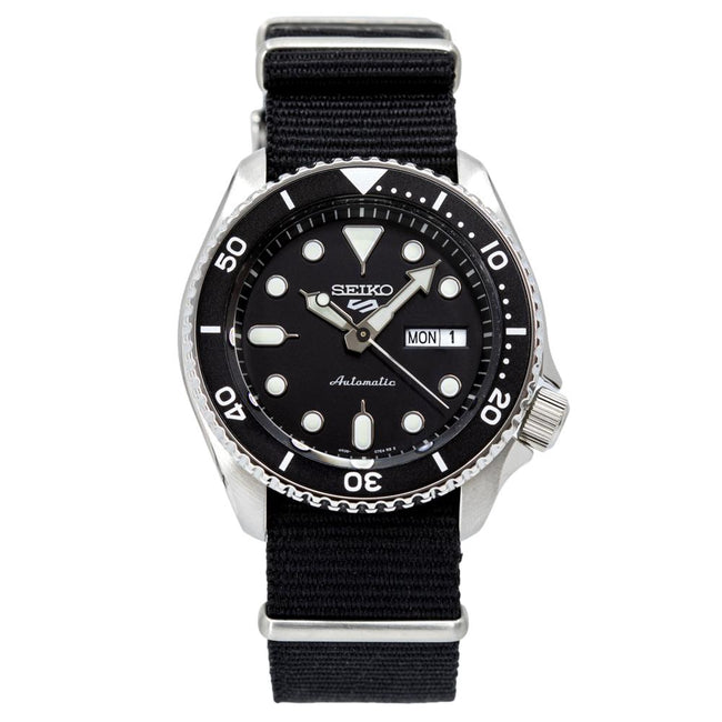 Seiko Men's SRPD55K3 5 Sports Suits Style Black Dial Watch