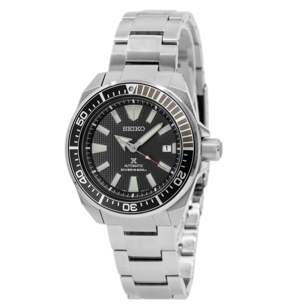 Seiko Men's SRPB51K1/SRPF03K1 Prospex Black Dial Steel Watch