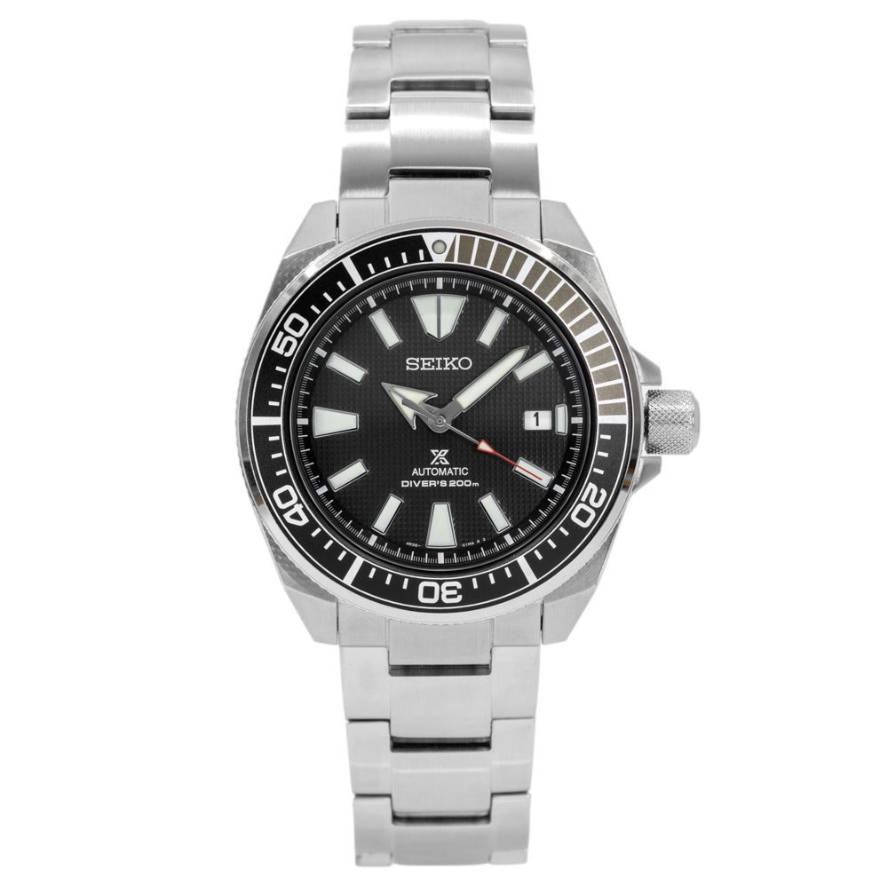 Seiko Men's SRPB51K1/SRPF03K1 Prospex Black Dial Steel Watch