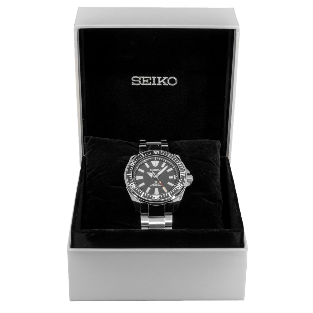 Seiko Men's SRPB51K1/SRPF03K1 Prospex Black Dial Steel Watch
