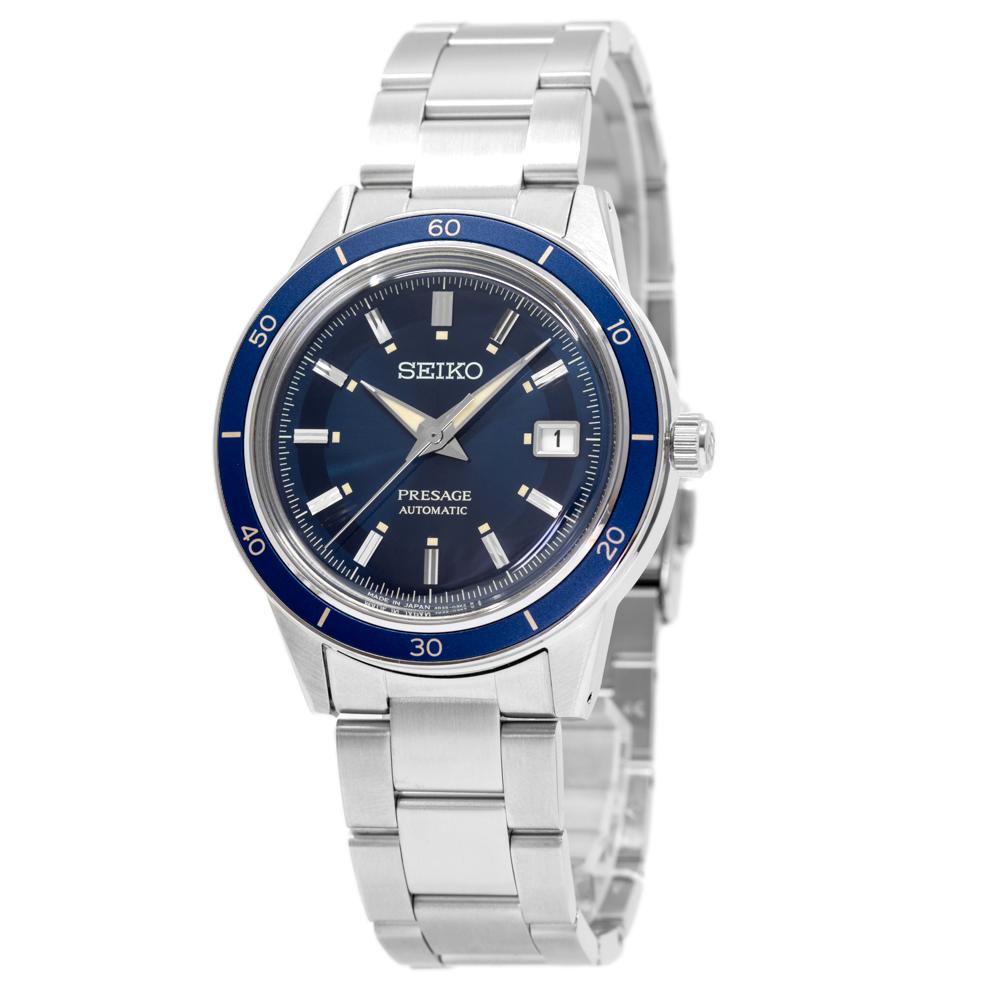 Seiko Men's SRPG05J1 Presage Auto Blue Dial Watch