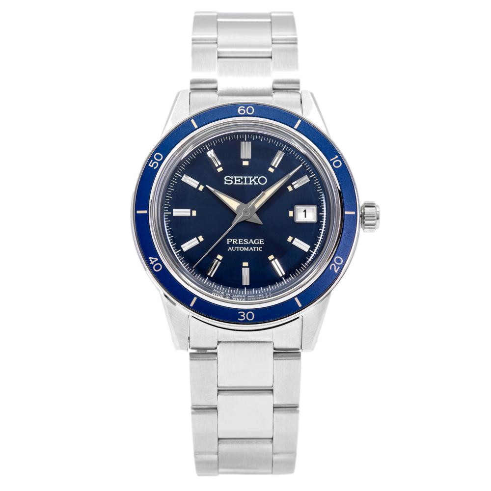 Seiko Men's SRPG05J1 Presage Auto Blue Dial Watch