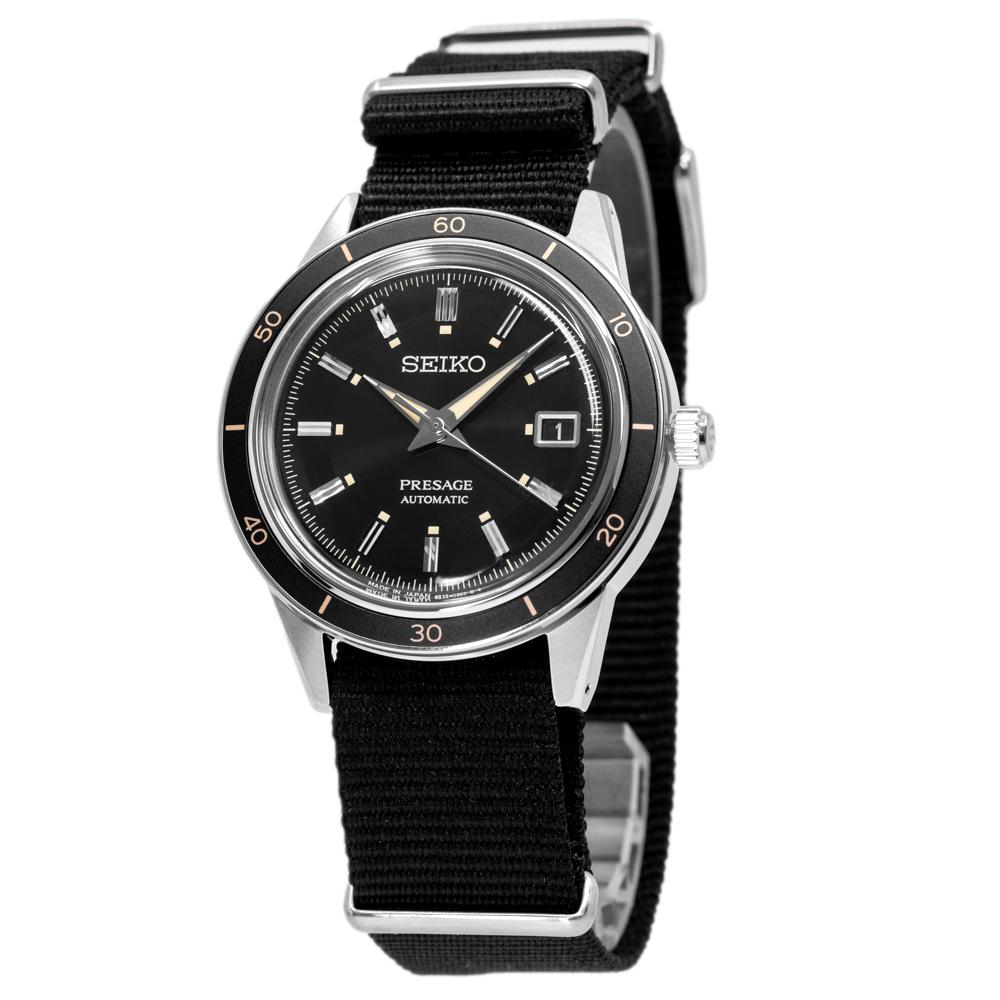 Seiko Men's SRPG09J1 Presage Black Dial Lt.Ed Watch