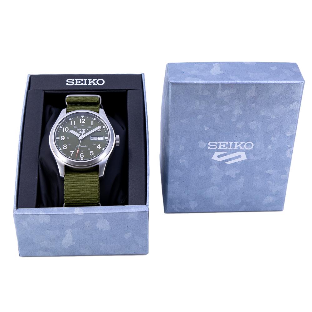Seiko Men's SRPG33K1 5 Sports Green Dial Auto Watch