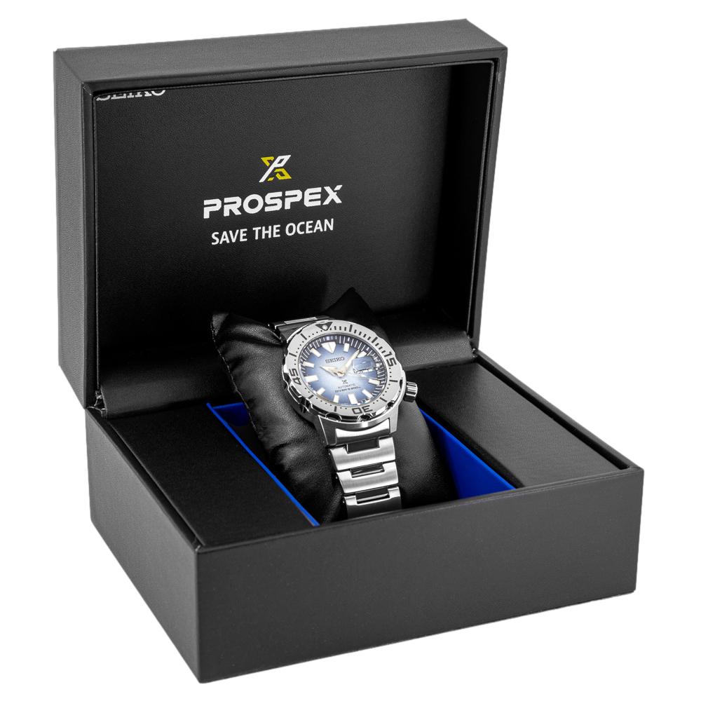 Seiko Men's SRPG57K1 Save The Ocean Prospex  Monster 20 ATM