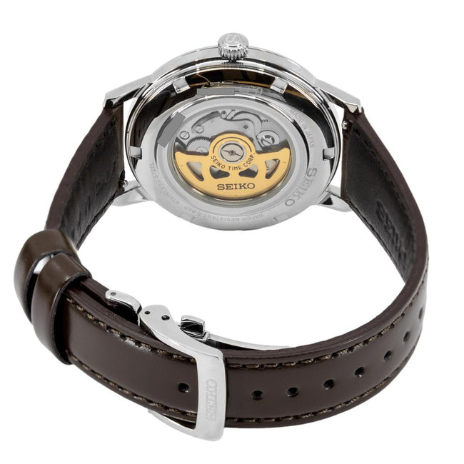 Seiko Men's SRPJ17J1 Presage Brown Watch