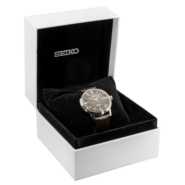 Seiko Men's SRPJ17J1 Presage Brown Watch