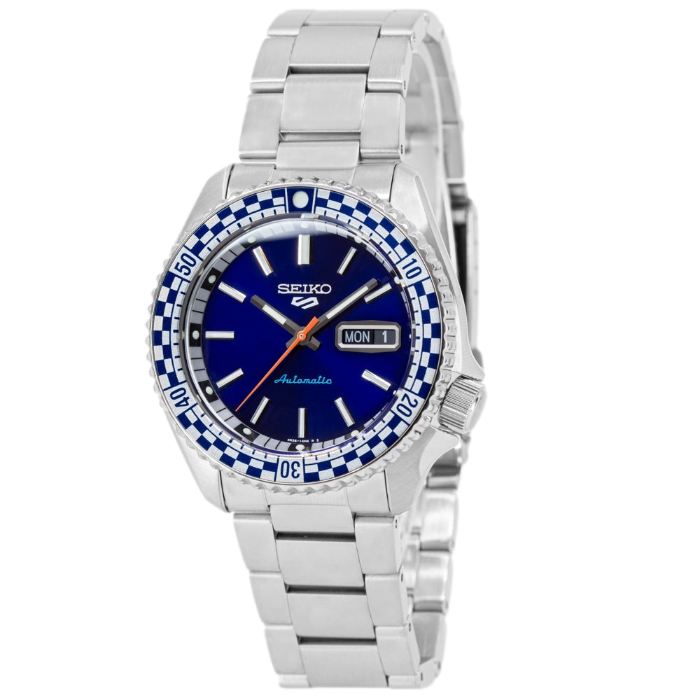 Seiko SRPK65K1 5 Sports Checker Flag Auto