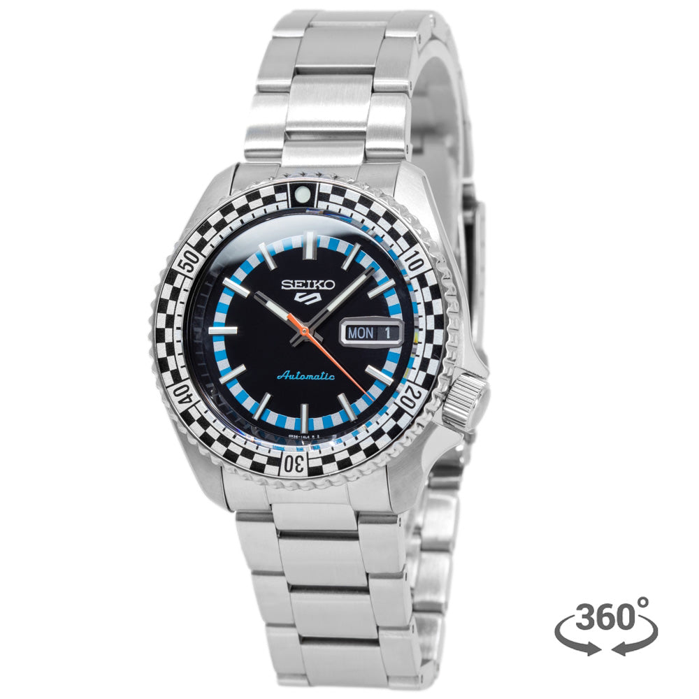 SRPK67K1-Seiko SRPK67K1 5 Sports Checker Flag Auto