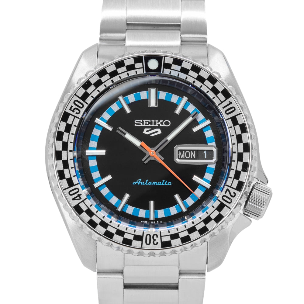 SRPK67K1-Seiko SRPK67K1 5 Sports Checker Flag Auto