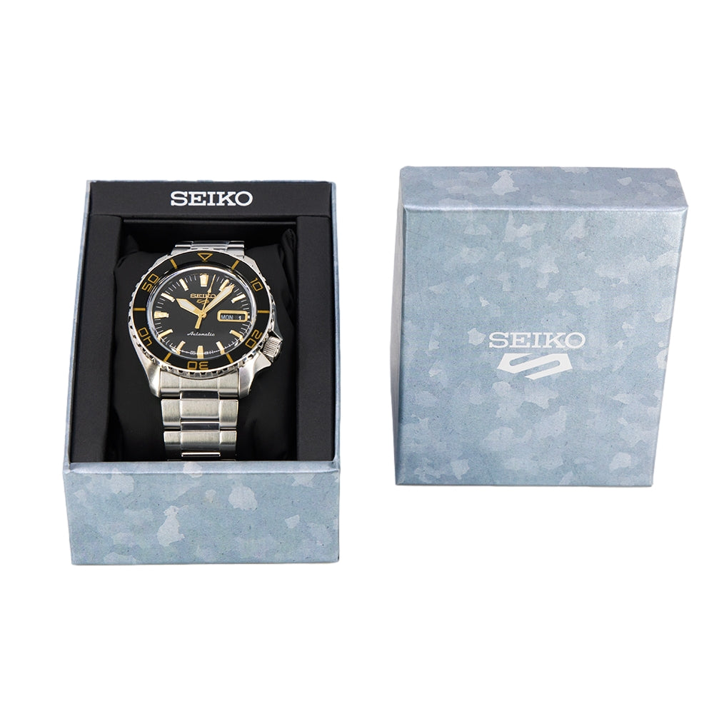 Seiko Men's SRPK99K1 5 Sports Black Dial Automatic