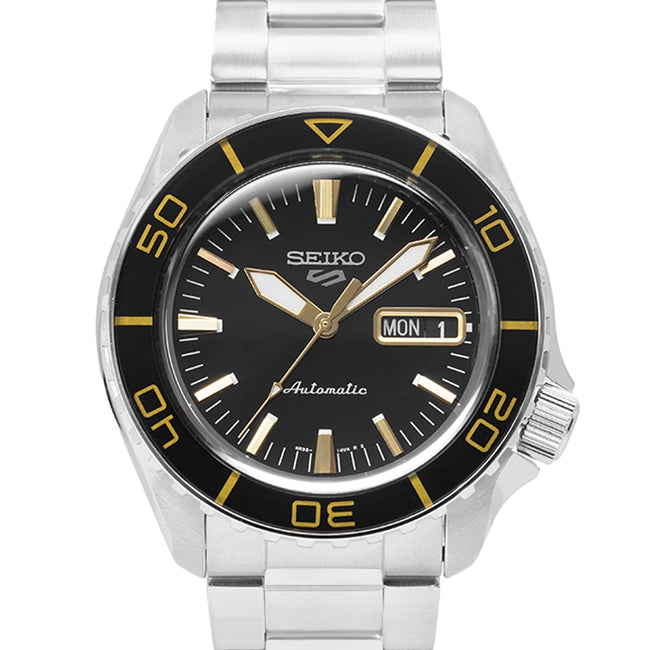 Seiko Men's SRPK99K1 5 Sports Black Dial Automatic