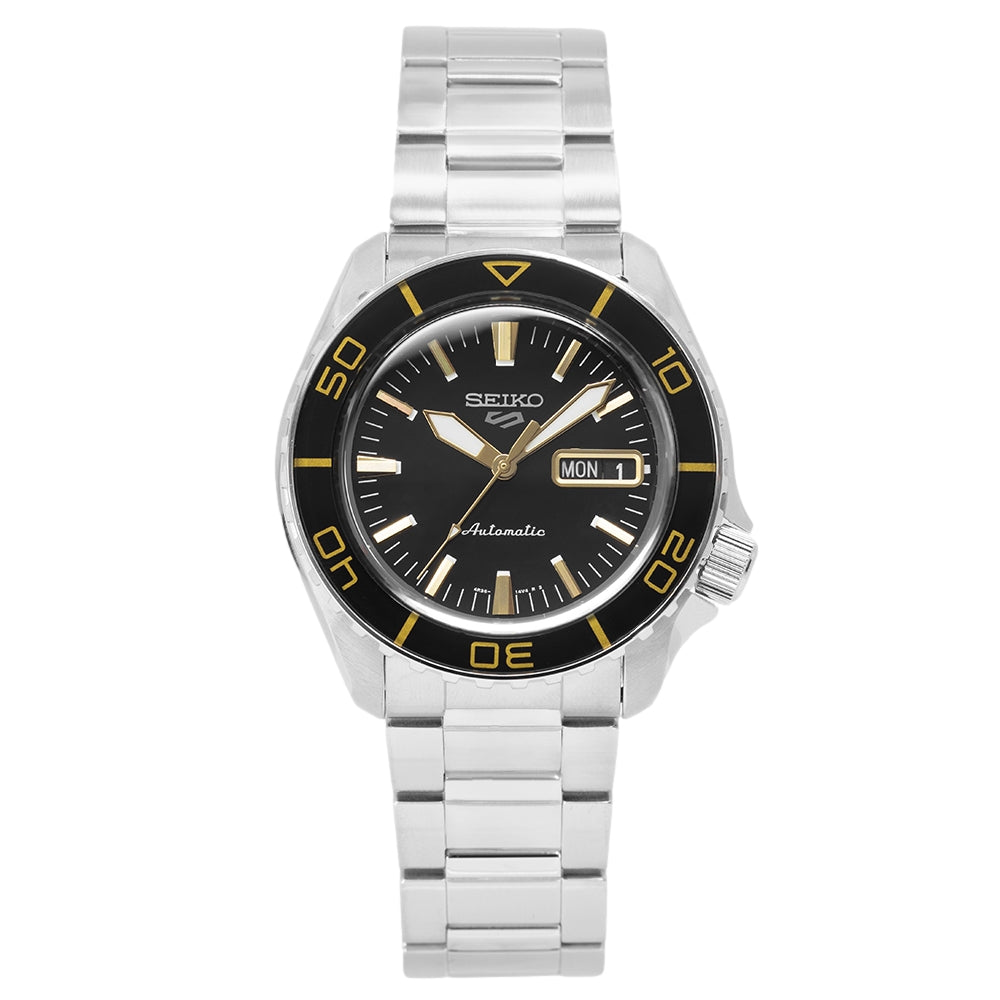 Seiko Men's SRPK99K1 5 Sports Black Dial Automatic